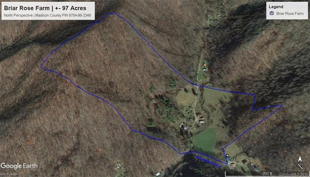 Sold Madison County NC Briar Rose Farm Google Map