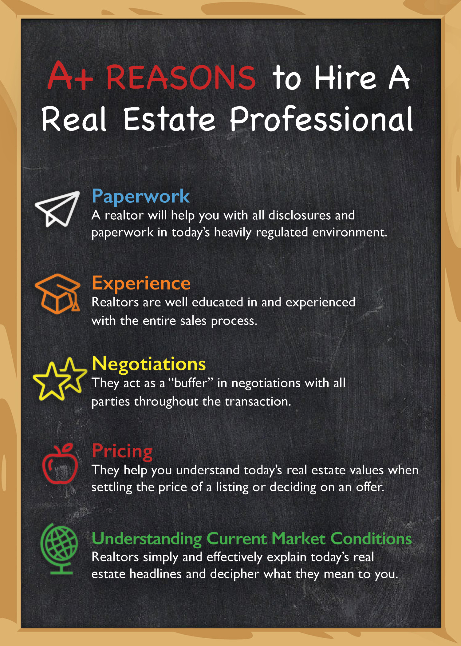 A+ Reasons to Hire a Realtor