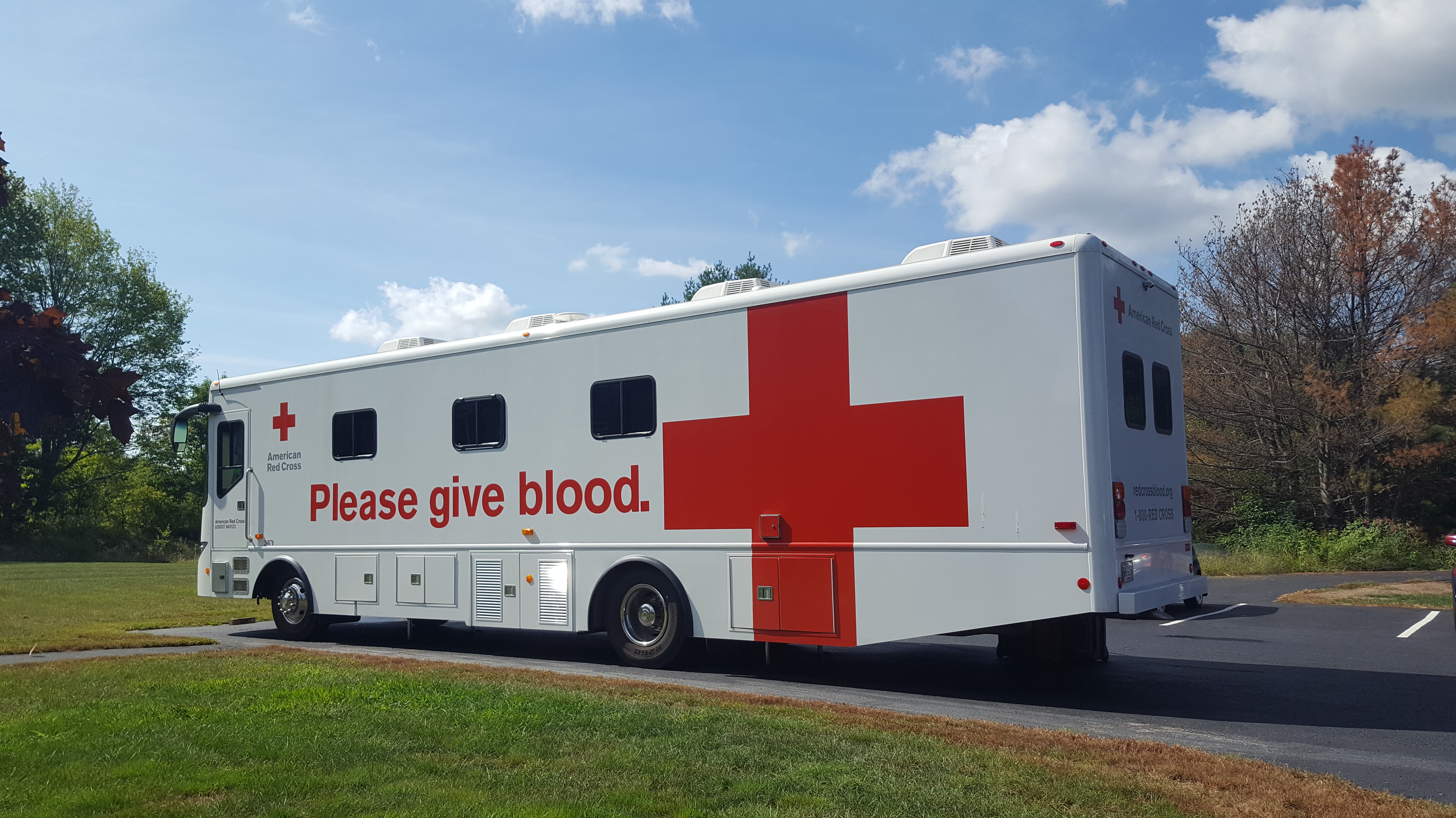 Red Cross Mobile Bus
