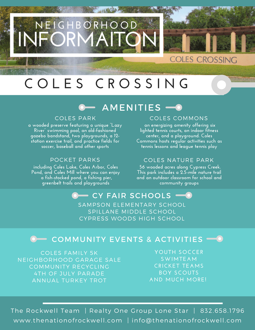 Featured Community: Coles Crossing