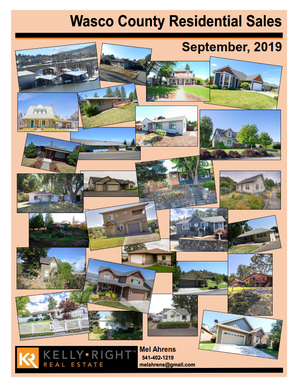 Wasco County Home Sales in September 2019