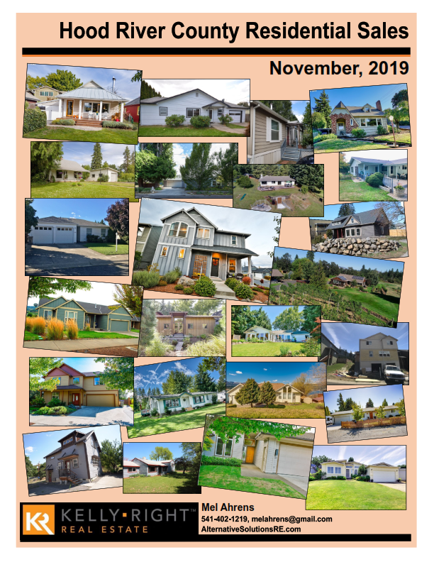 Hood River County Home Sales November 2019