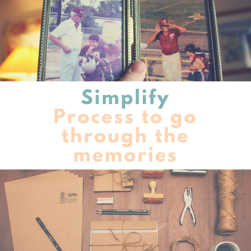 Simplify - Simple process to go through all the memories