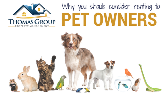 Why You Should Consider Renting to Pet Owners