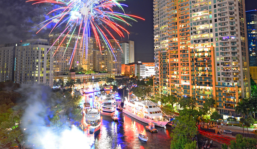 Winterfest Boat Parade The Matthews Realty Group Fort