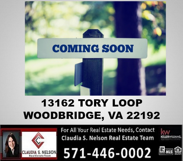 13162 TORY LOOP WOODBRIDGE VA 22192 Coming Soon