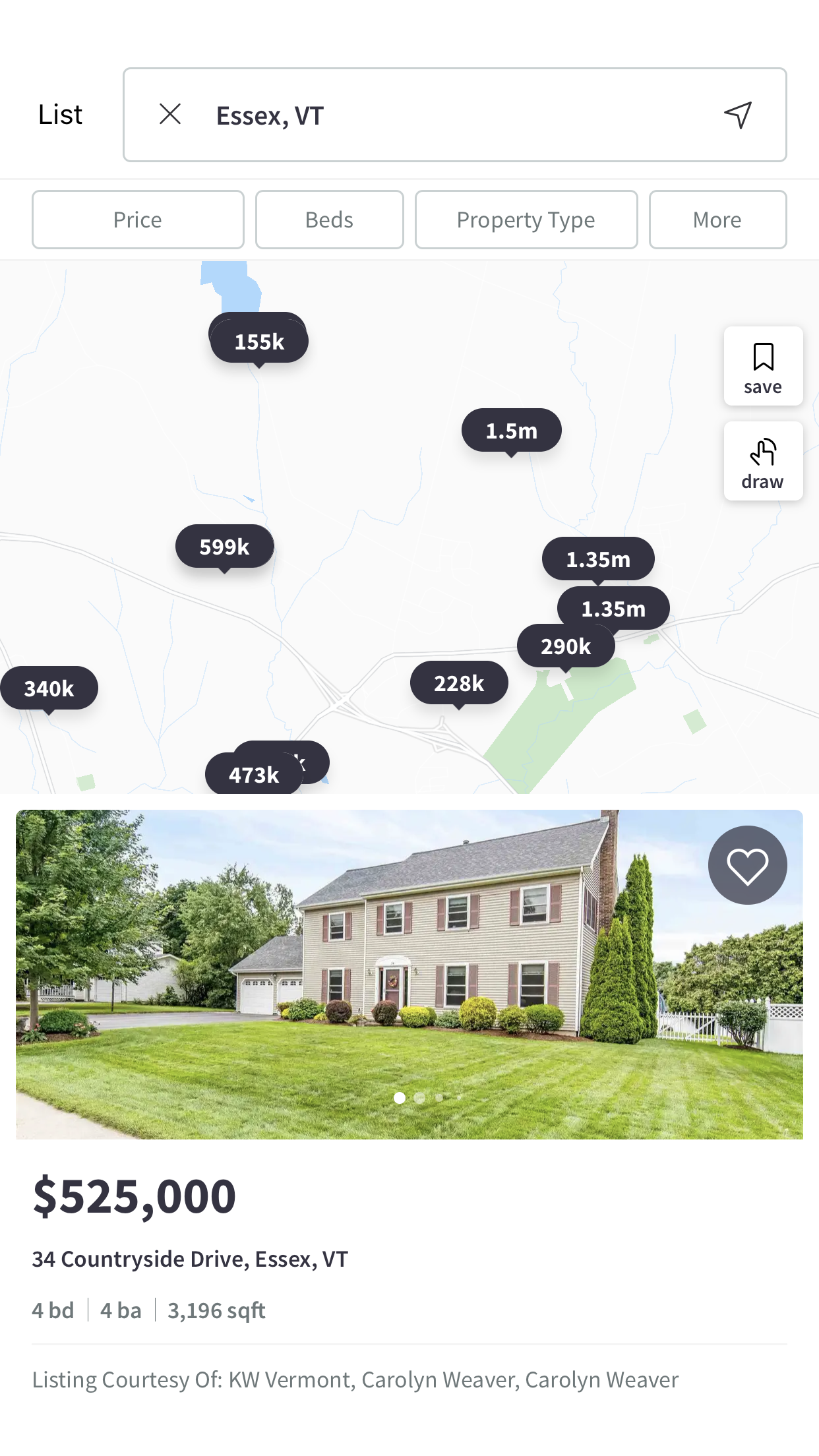 Weaver Team Mobile Real Estate App