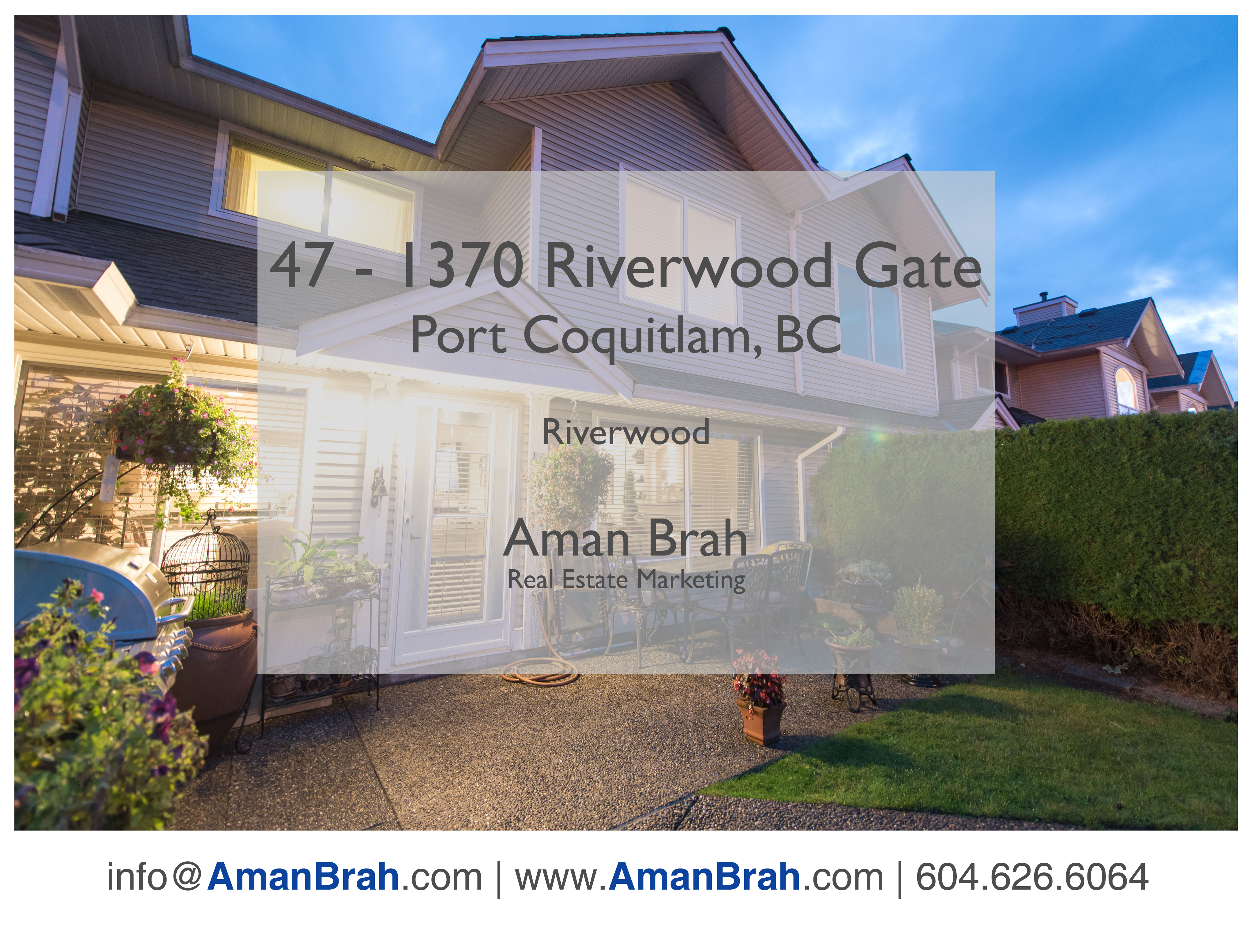 47 - 1370 Riverwood Gate, Port Coquitlam - Riverwood