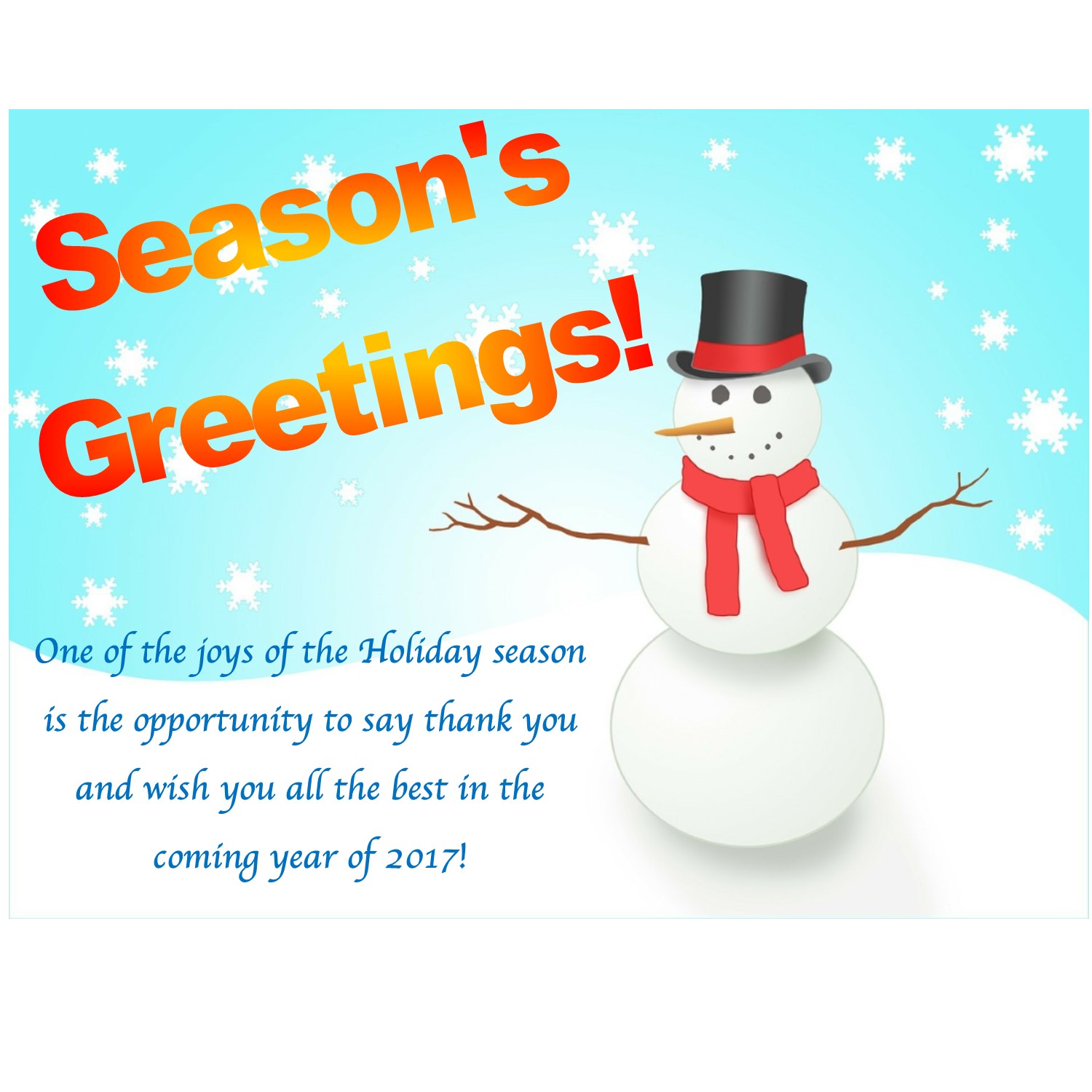 Happy Holidays