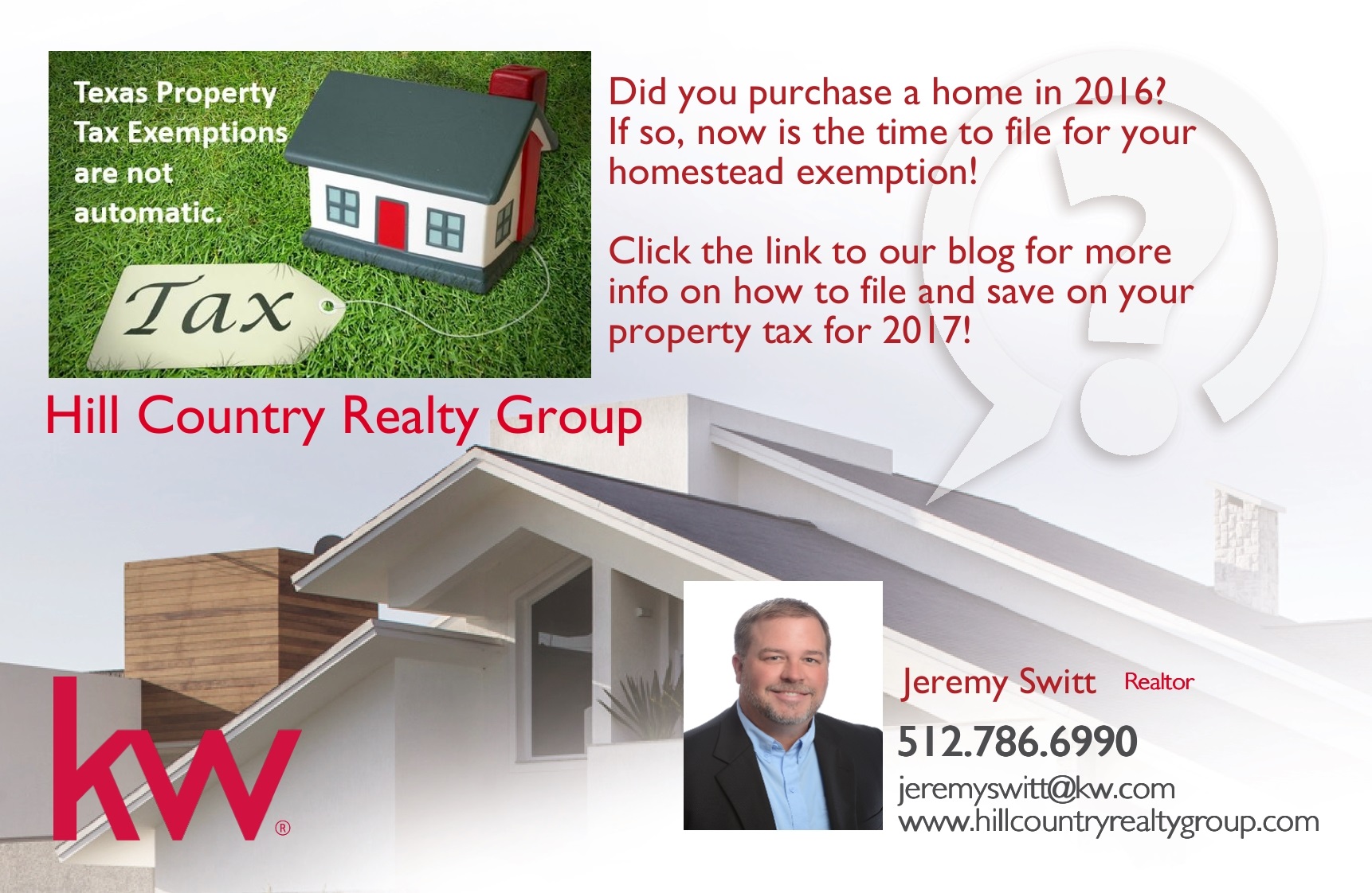 File for your Homestead Exemption now to save!