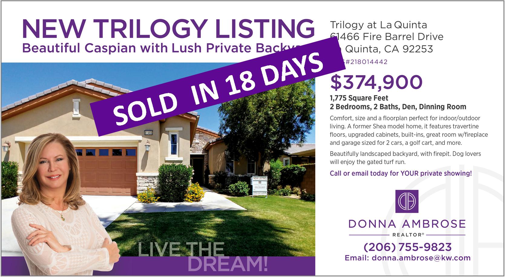 Sold Within 30-Days!