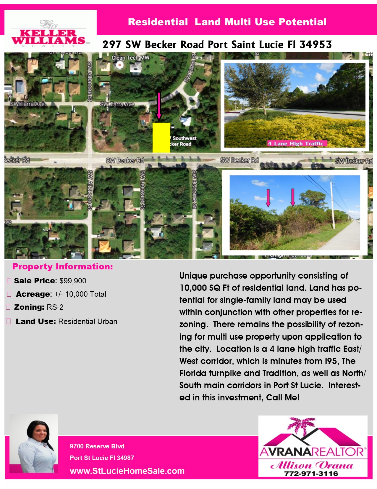 297 SW Becker Road, Great Investment In Land, Port St Lucie Fl 34953