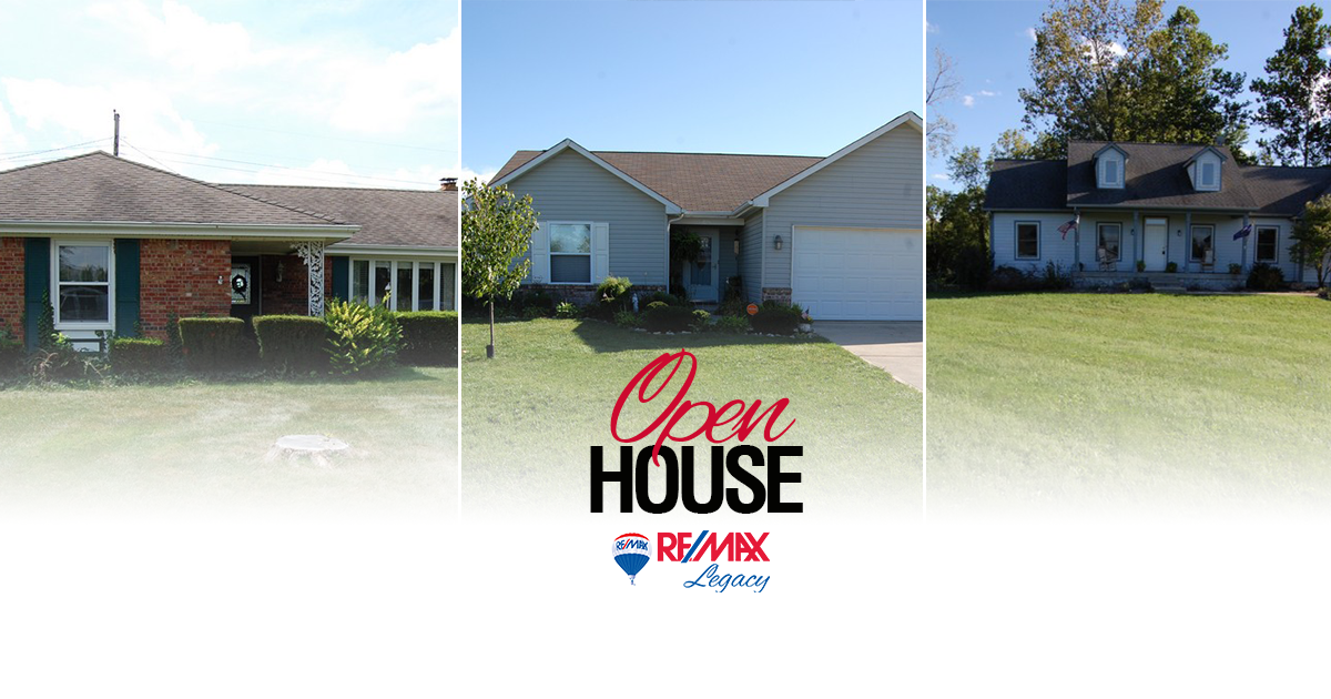 October 2: Open Houses Pendleton, Anderson and Markleville
