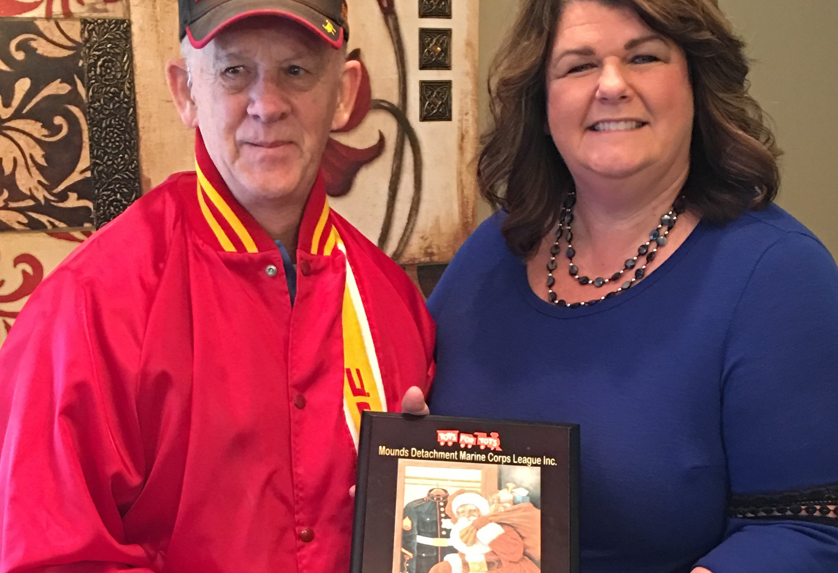 Award from Toys for Tots