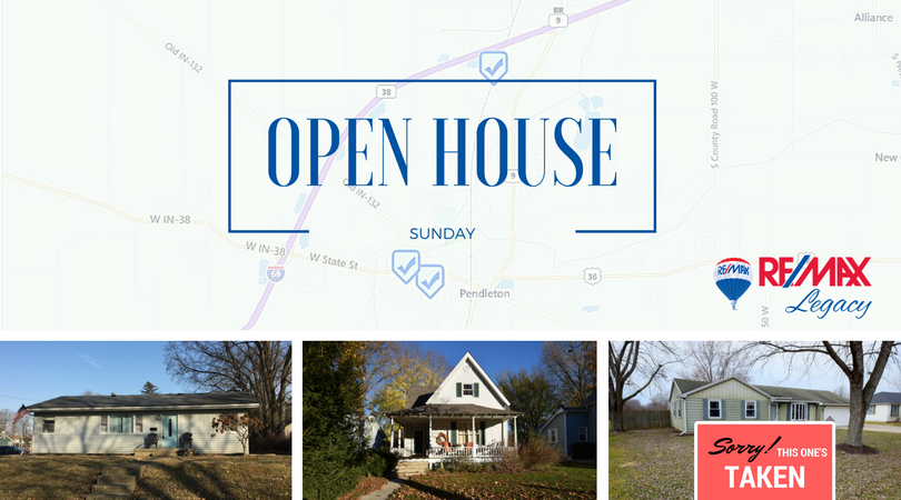 Sunday Feb 26: Open Houses in town Pendleton