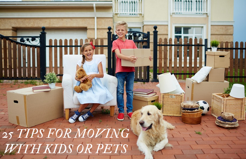 25 Tips For Moving With Kids Or Pets