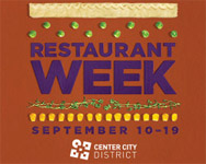 Center City District Restaurant Week is BACK