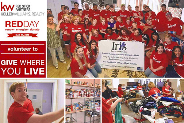 On RED Day, Keller Williams Red Stick Partner's annual day of service, associates spend the day serving worthy organizations