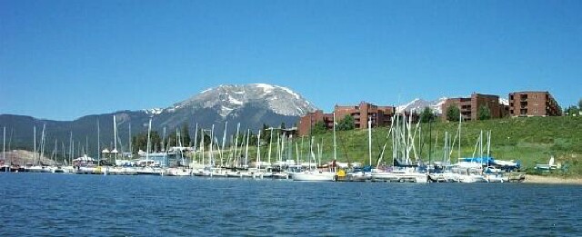 On the shore of Lake Dillon