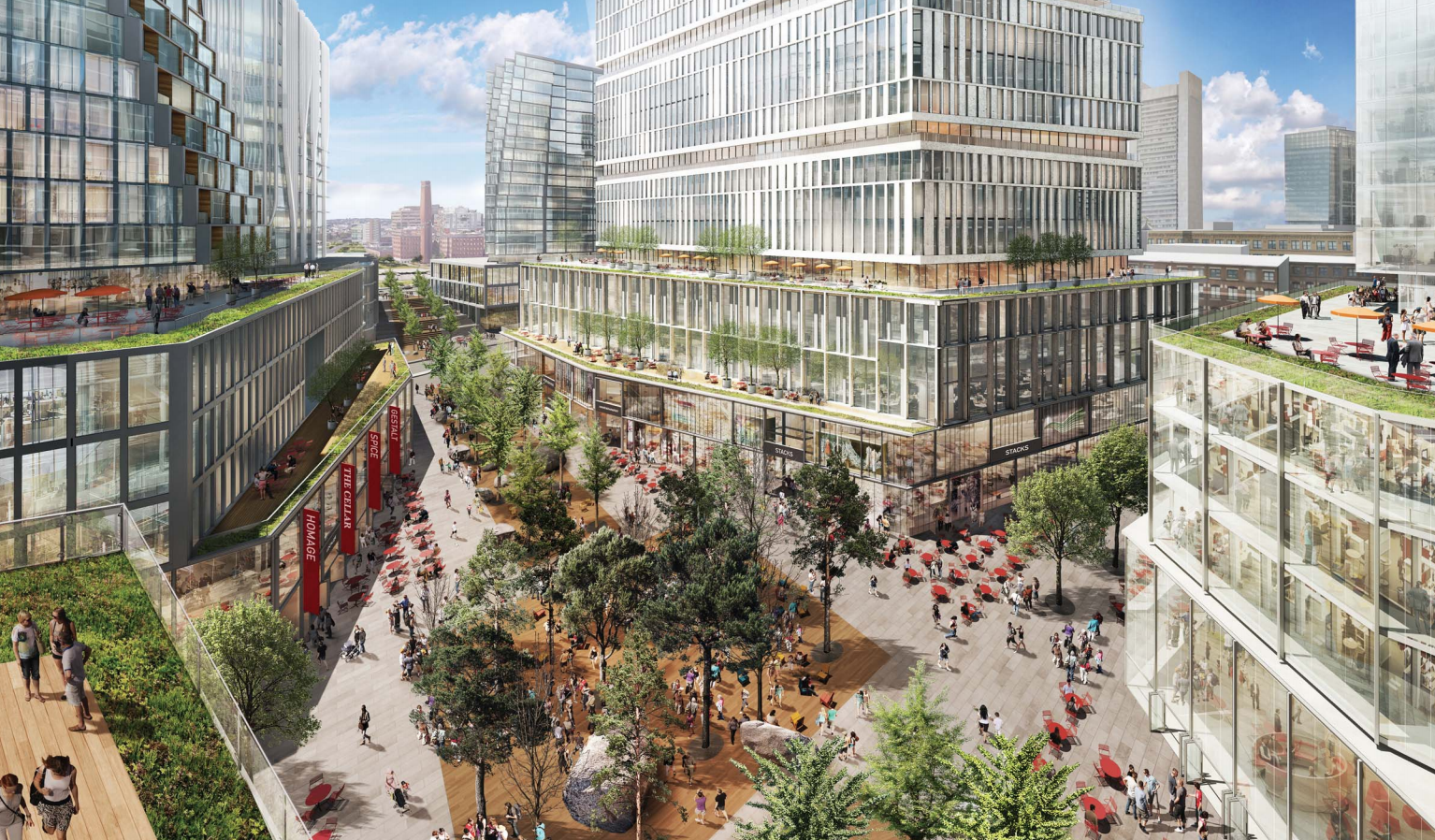 Amazon is Setting Up Shop in the Seaport’s future Harbor Square