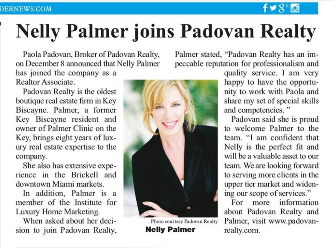 Padovan Realty Welcomes Nelly Palmer!!!