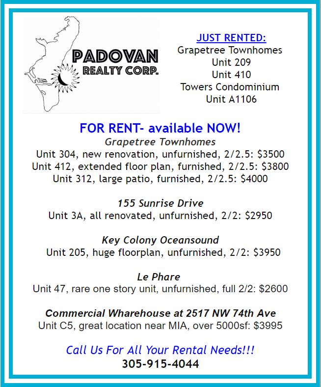 GREAT RENTALS AVAILABLE!!!