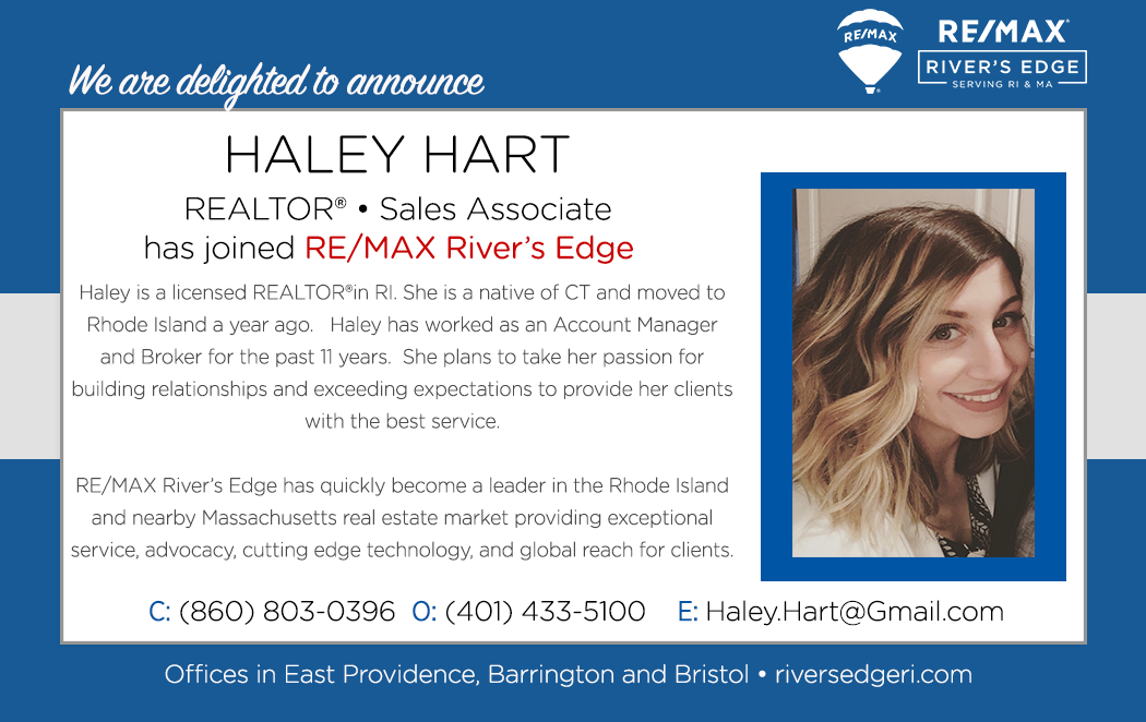 Welcome Haley Hart, REATLOR® to RE/MAX River's Edge!