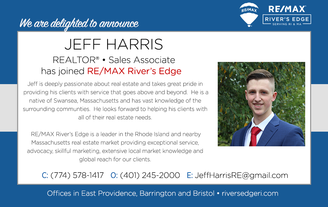 Welcome Jeff Harris, REALTOR to RE/MAX River's Edge!