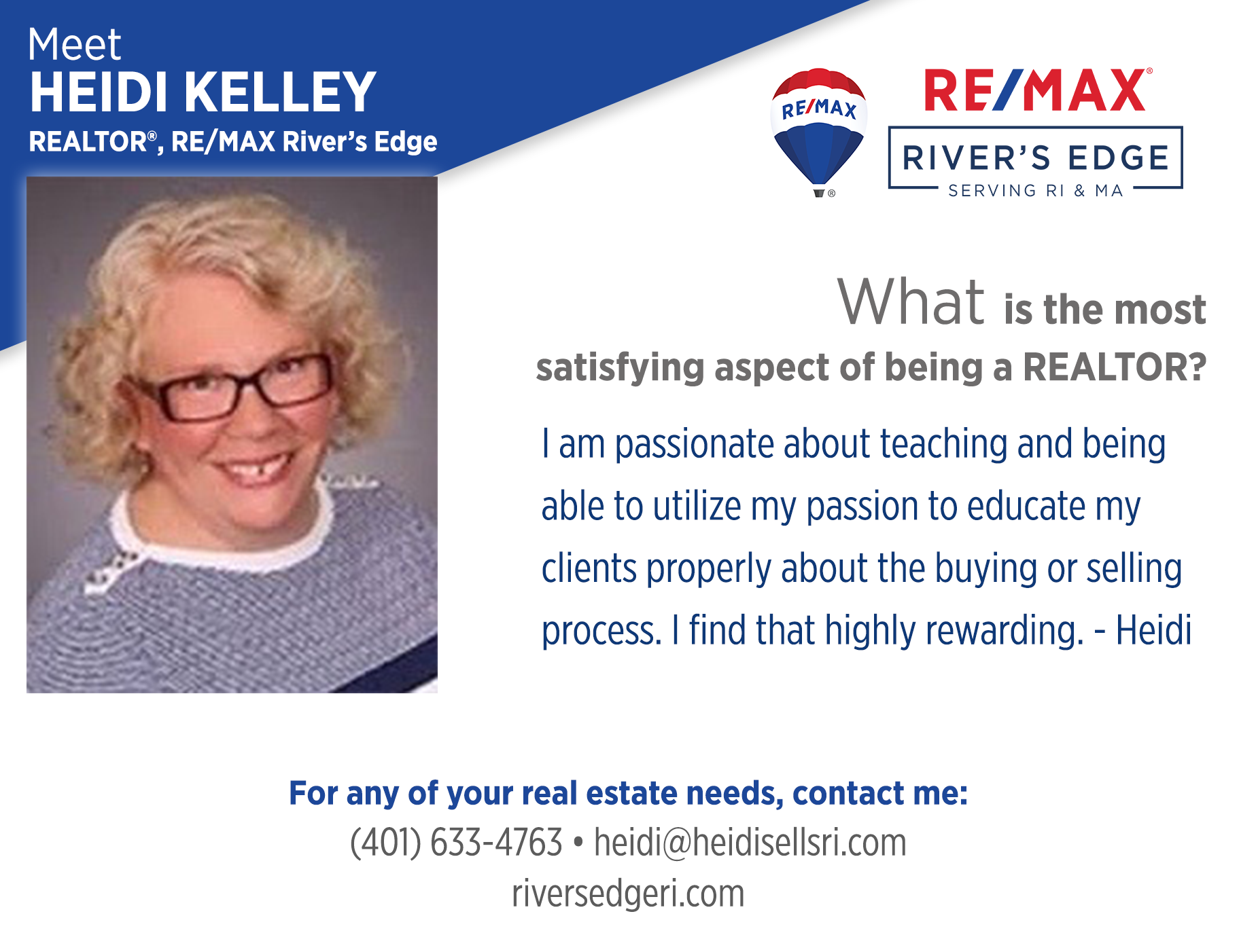 Agent Spotlight: Heidi Kelley
