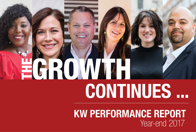 KELLER WILLIAMS AGENTS MAKE HISTORIC GAINS IN 2017