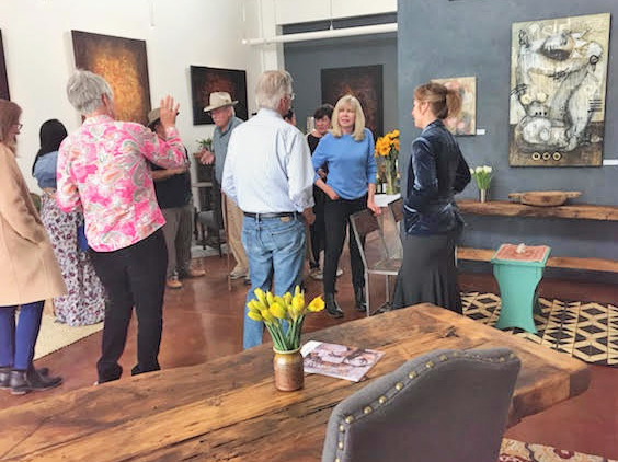 Art Opening Held in the Baca Railyard