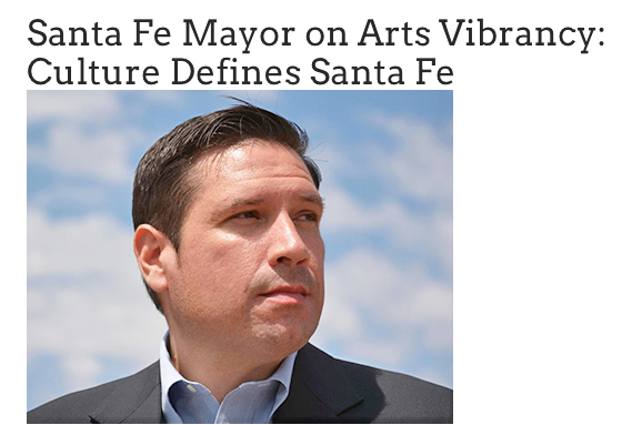 SANTA FE #2 ON ARTS VIBRANCY INDEX