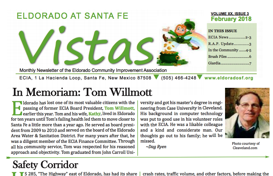 march vistas community newsletter now available