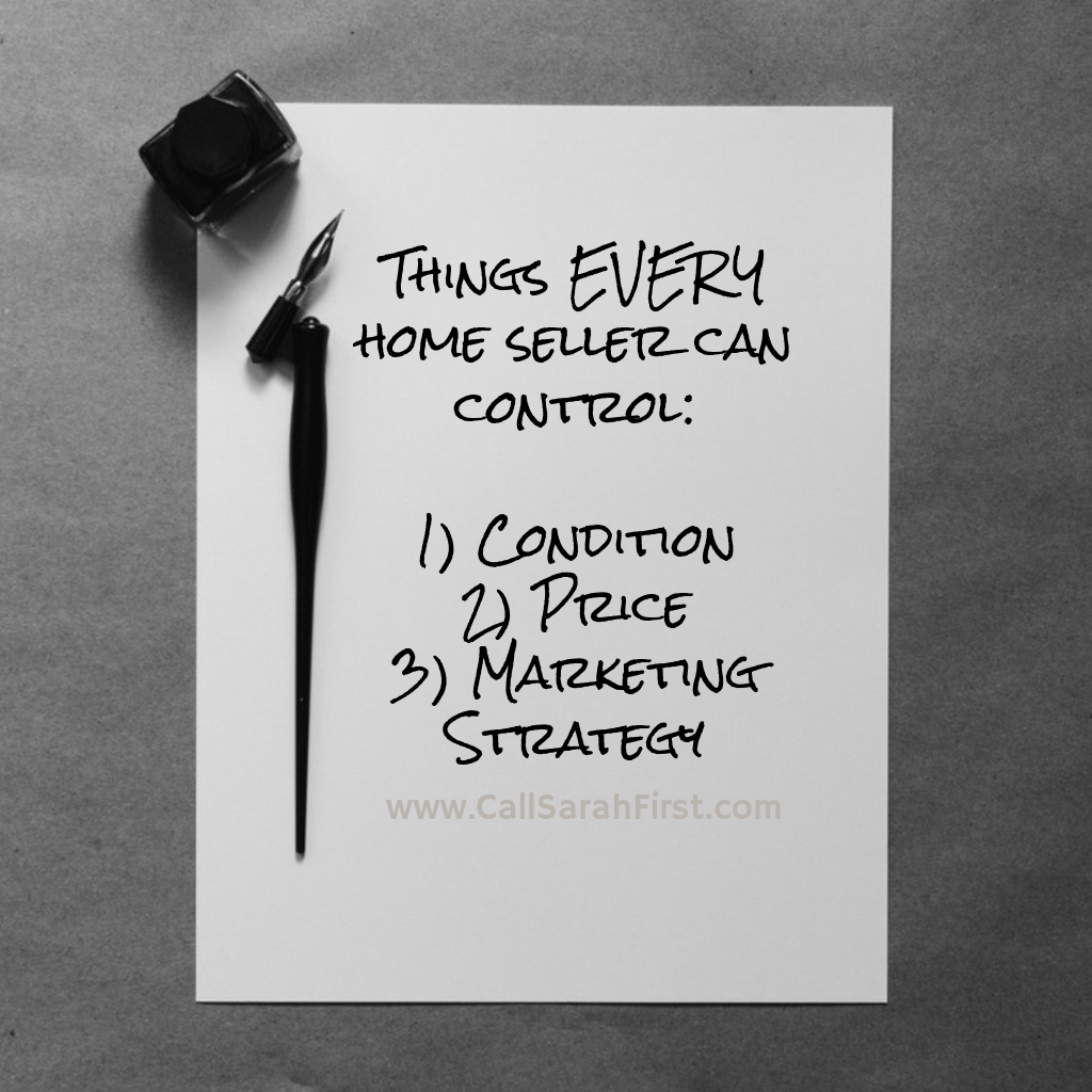 Things Home Sellers Can Control