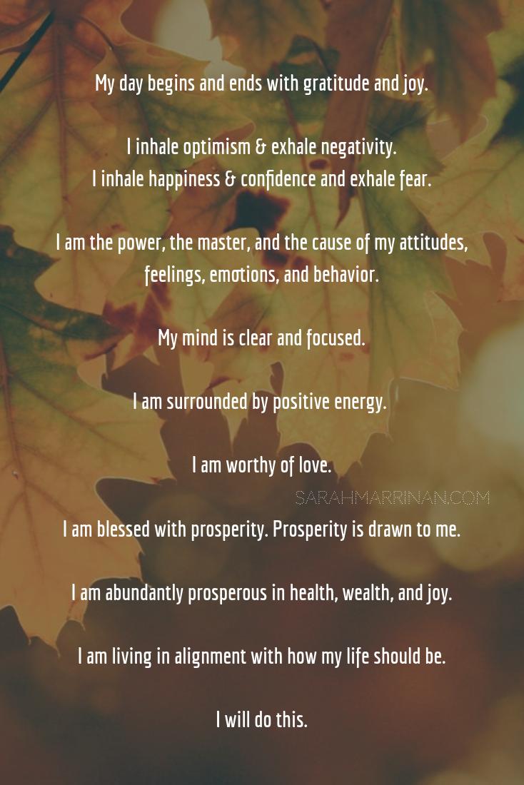 Positive Affirmations