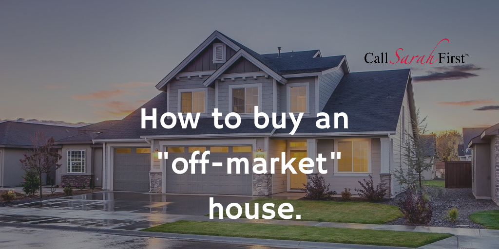 How to buy and off market house in MN