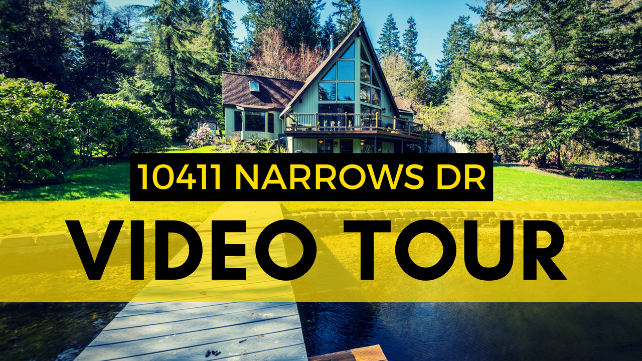 10411 NARROWS DR (VIDEO TOUR) #NewListing #AndersonIslandWA