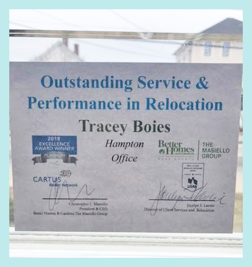 2017 Awards - Congratulations to The Tracey Boies Team!
