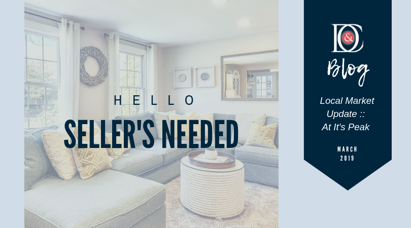Local Market Update :: At Its Peak- Sellers Needed