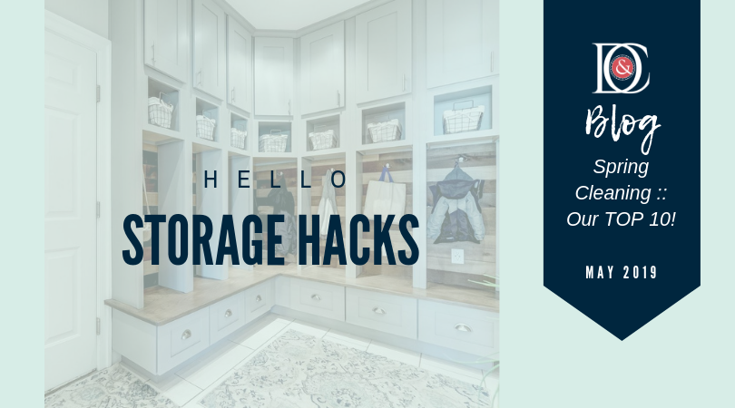 Storage Hacks :: Spring Cleaning Our Top Ten