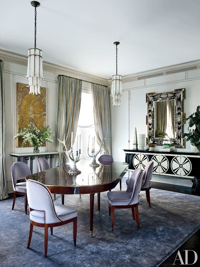 Stunning Before and After Dining Room Makeovers / Architectural Digest