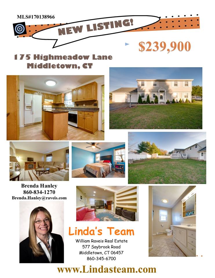 *NEW LISTING* 175 Highmeadow Lane Middletown CT, 06457