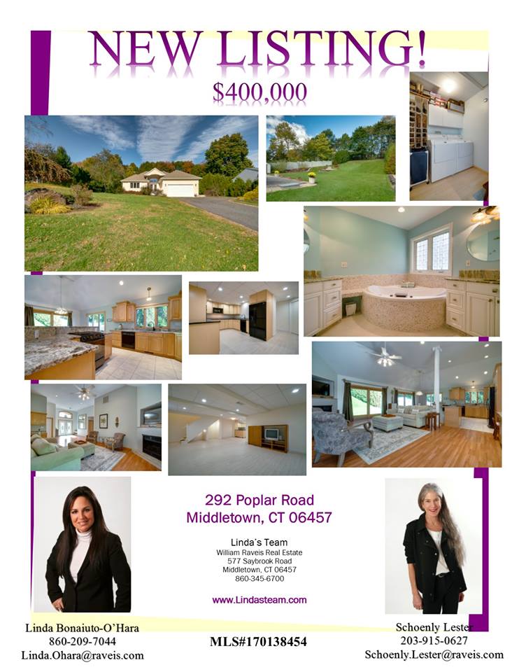 *NEW LISTING* 292 Poplar Rd Middletown CT, 06457