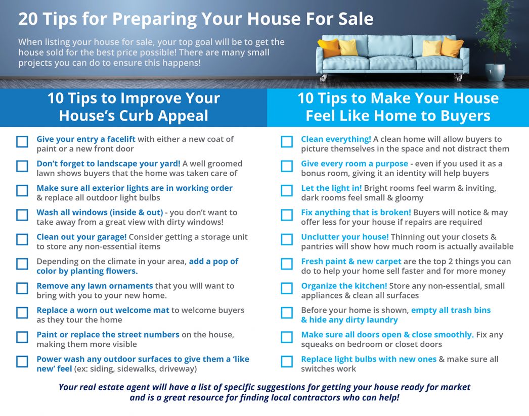 20 Tips for Preparing Your House for Sale This Spring