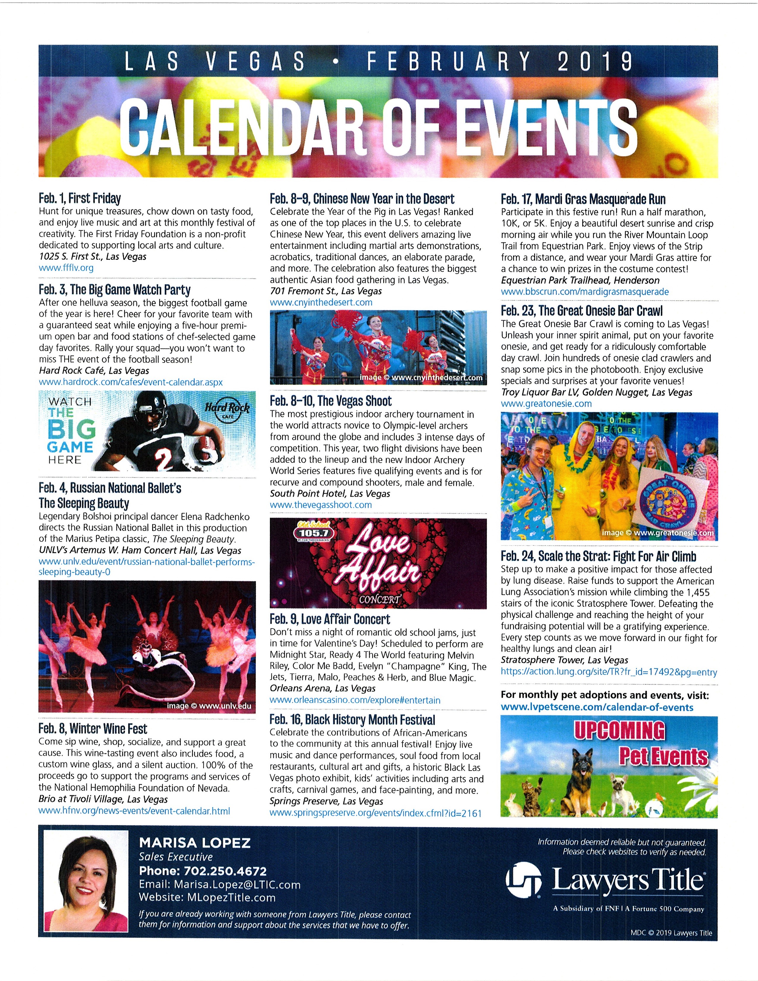 Las Vegas Events Calendar {Las Vegas Events}
