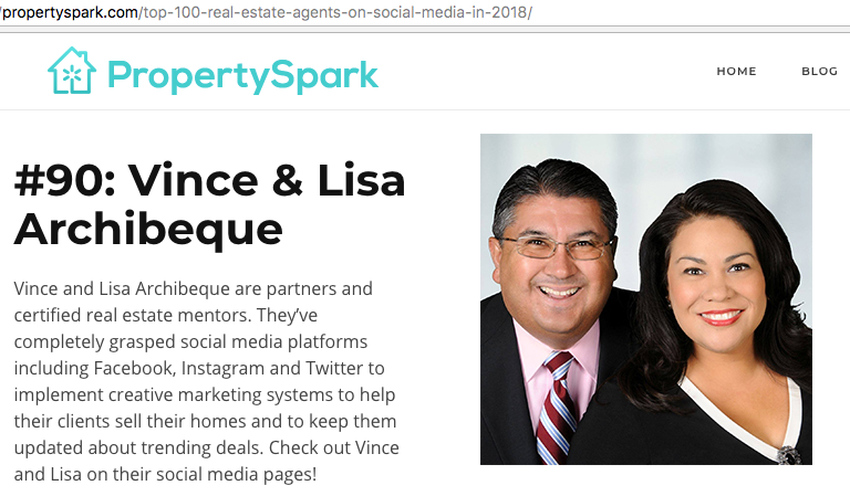 #VinceandLisa Make a National Top 100 List!