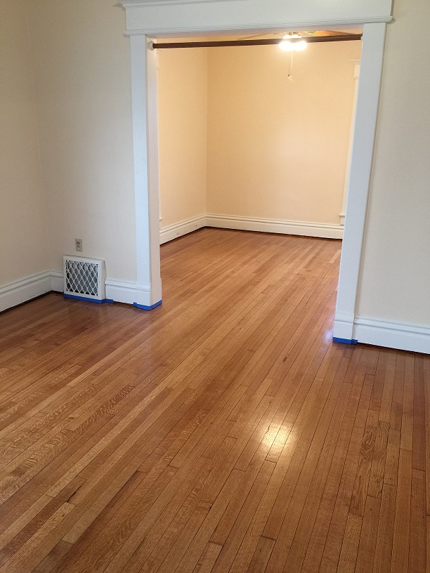 The 1920's Rehab floors are DONE!!!