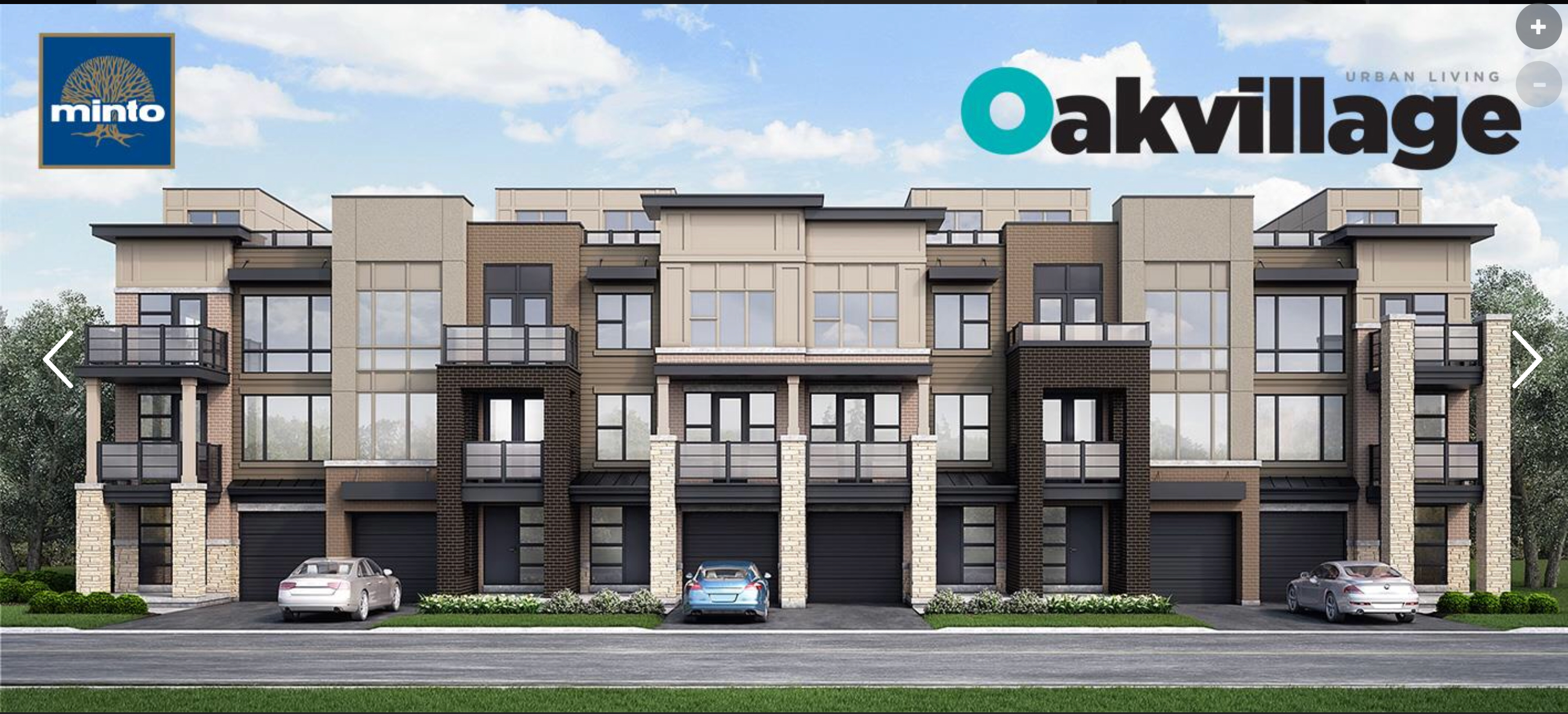 Oakvillage by Minto 4 bedrooms townhouse coming soon
