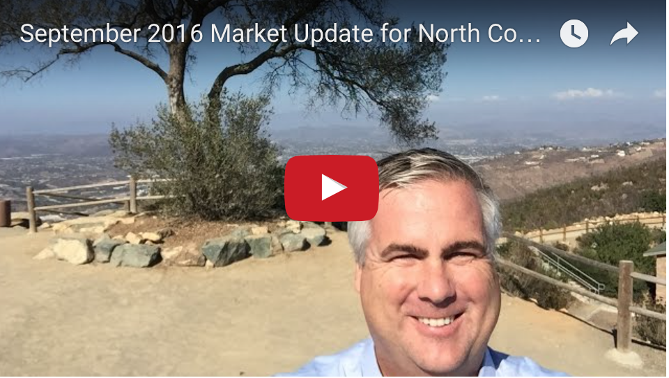 September 2016 Market Update for North County San Diego