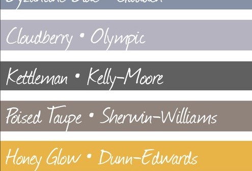 Just Announced... 2017 Paint Colors of the Year!